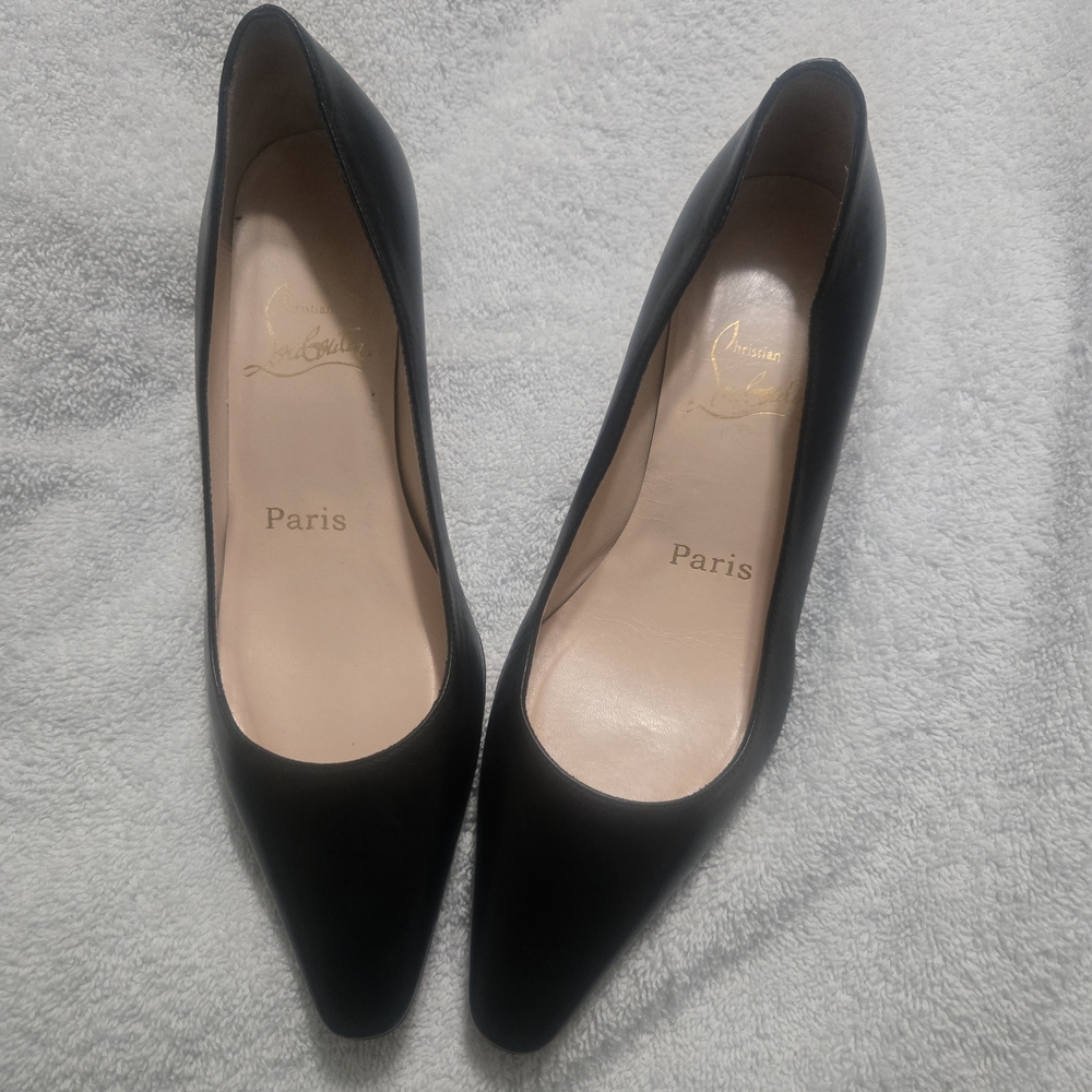 Christian Louboutin Chunky Kitten Heel